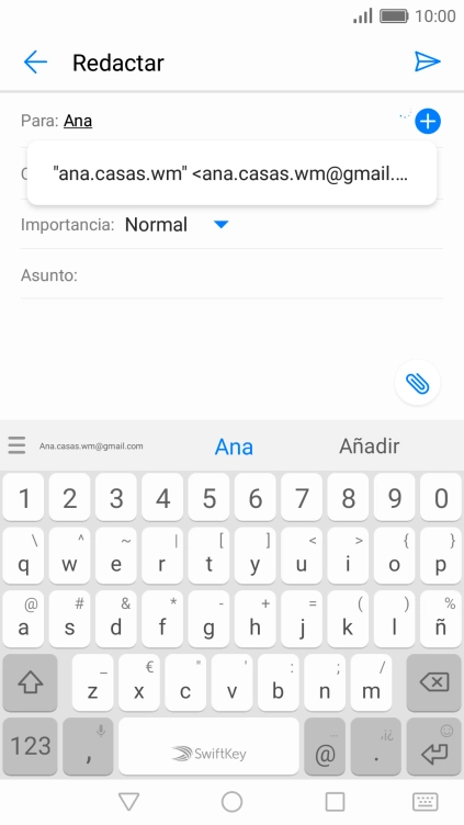 Pulsa el contacto deseado.