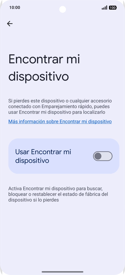 Pulsa el indicador junto a 