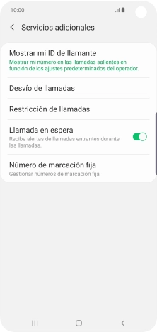 Pulsa Desvío de llamadas.