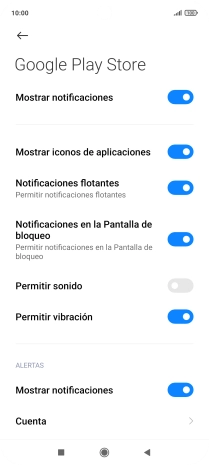 Pulsa el indicador junto a 