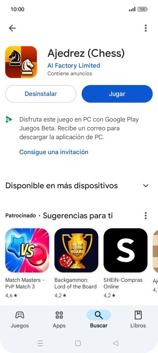 Pulsa la tecla de inicio para terminar y regresar a la pantalla de inicio.