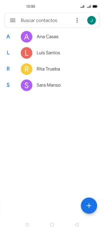 Desliza el dedo hacia la derecha desde la parte izquierda de la pantalla.