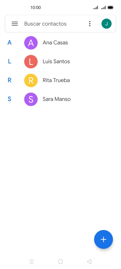 Desliza el dedo hacia la derecha desde la parte izquierda de la pantalla.