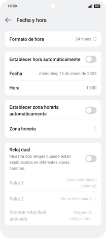 Pulsa el indicador junto a 