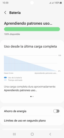 Pulsa Ahorro de energía.