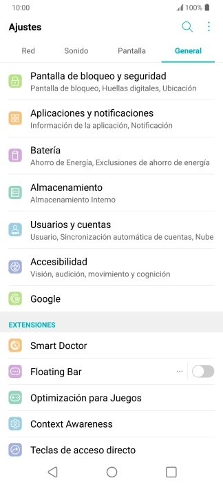 Pulsa Pantalla de bloqueo y seguridad.