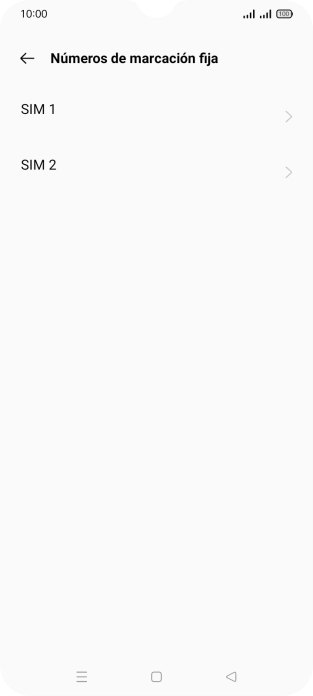 Pulsa la tarjeta SIM deseada.