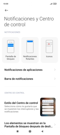 Pulsa Notificaciones de aplicaciones.