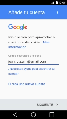 Pulsa SIGUIENTE.