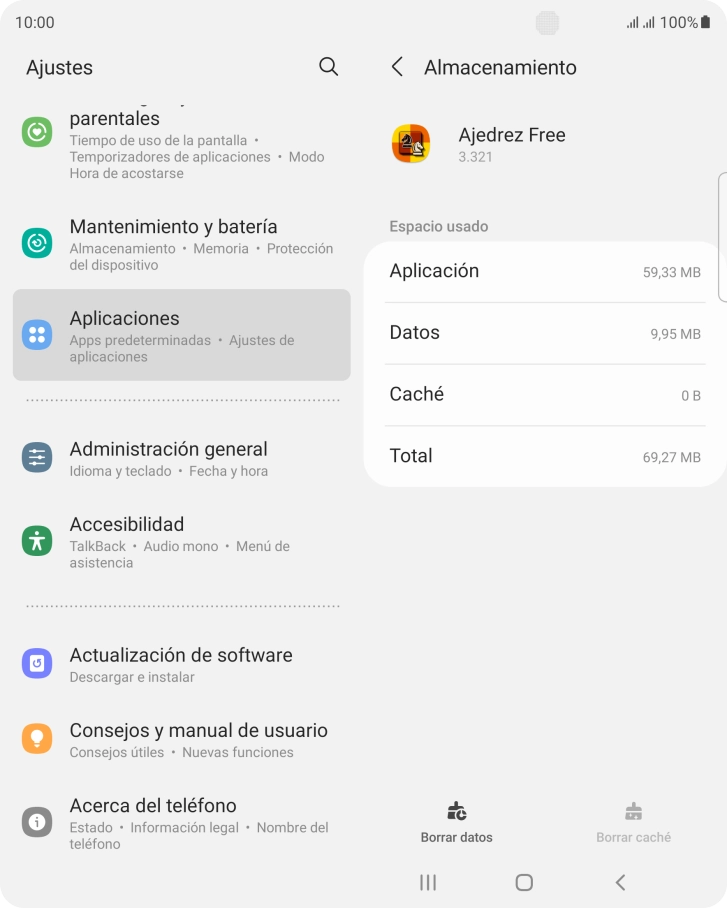 Pulsa la tecla de inicio para terminar y regresar a la pantalla de inicio. Pulsa la tecla de inicio para terminar y regresar a la pantalla de inicio.