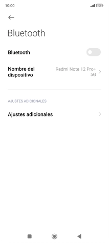 Pulsa el indicador junto a 