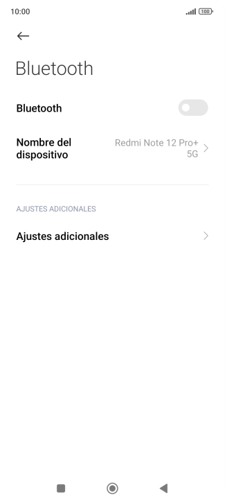 Pulsa el indicador junto a 