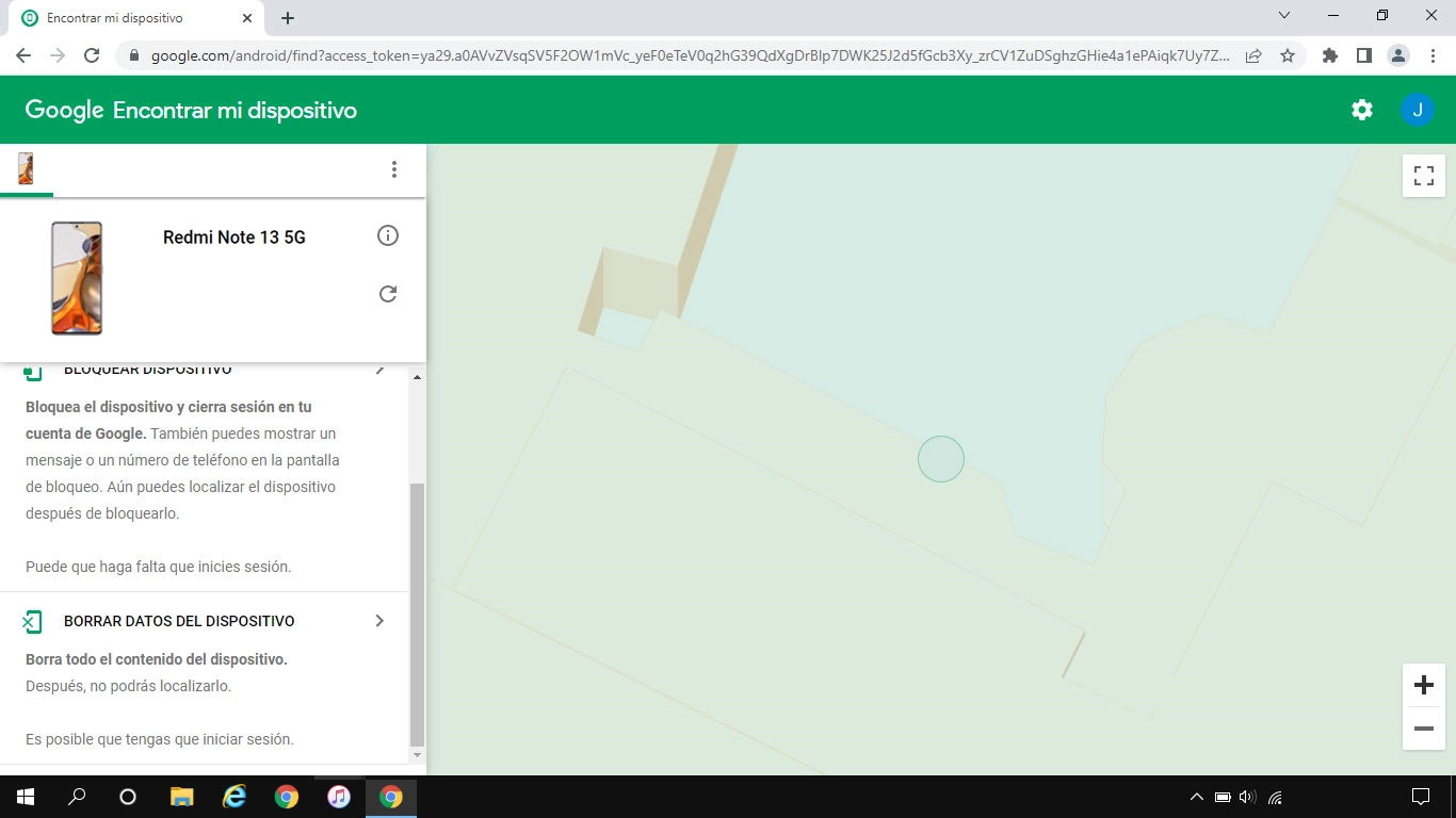 Haz clic en BORRAR DATOS DEL DISPOSITIVO y sigue las indicaciones de la pantalla para eliminar todo el contenido de tu teléfono. Ten en cuenta que ya no podrás utilizar la función de 