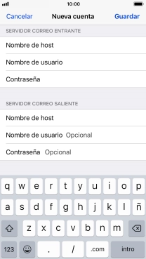 Pulsa Guardar. Ahora se ha configurado tu cuenta de correo electrónico. Si deseas seleccionar más ajustes del servidor de correo de entrada o de salida, continúa con los pasos siguientes.