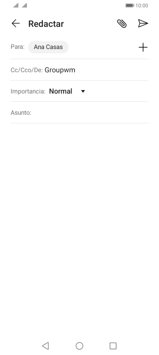 Pulsa en la campo junto a 