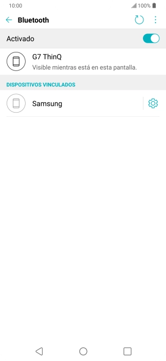 Pulsa la tecla de inicio para terminar y regresar a la pantalla de inicio.