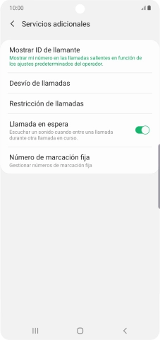 Pulsa Desvío de llamadas.