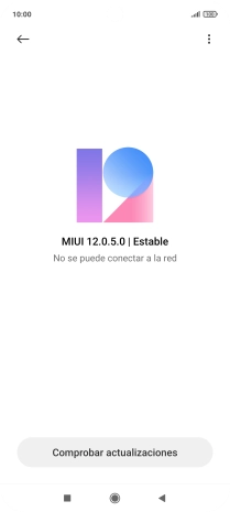 Pulsa Comprobar actualizaciones. Si hay una versión de software nueva disponible, aparecerá ahora en la pantalla. Sigue las indicaciones de la pantalla para actualizar el software del teléfono.