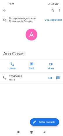 Pulsa la tecla de inicio para terminar y regresar a la pantalla de inicio.