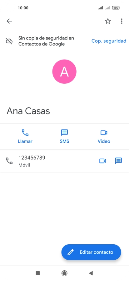 Pulsa la tecla de inicio para terminar y regresar a la pantalla de inicio.