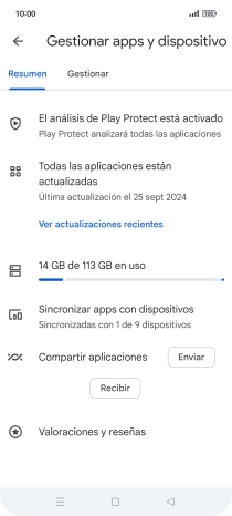 Pulsa Gestionar.