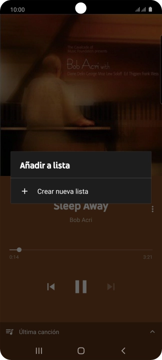 Pulsa Crear nueva lista.