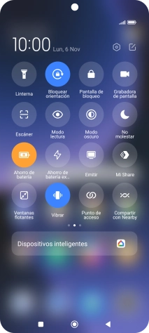 Pulsa la tecla de inicio para terminar y regresar a la pantalla de inicio.