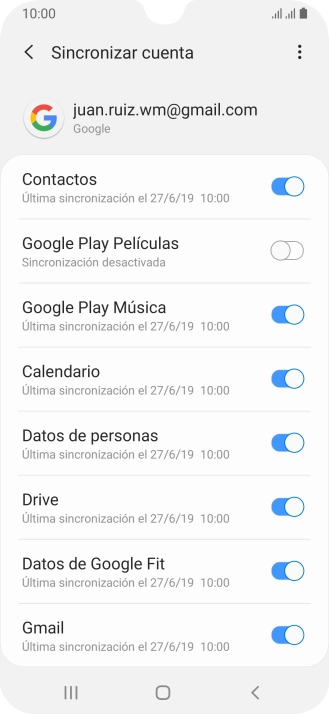 Pulsa la tecla de inicio para terminar y regresar a la pantalla de inicio.