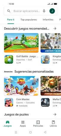 Pulsa el icono de perfil. Pulsa el icono de perfil.