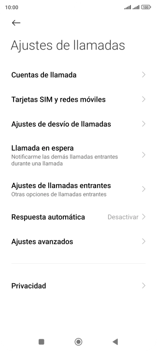 Pulsa Ajustes de desvío de llamadas.