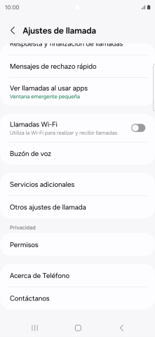 Pulsa Buzón de voz.