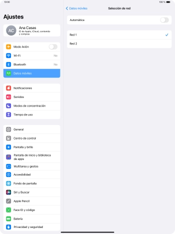 Desliza el dedo hacia arriba desde la parte inferior de la pantalla para terminar y volver a la pantalla de inicio.