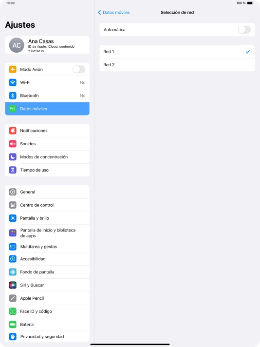 Desliza el dedo hacia arriba desde la parte inferior de la pantalla para terminar y volver a la pantalla de inicio.