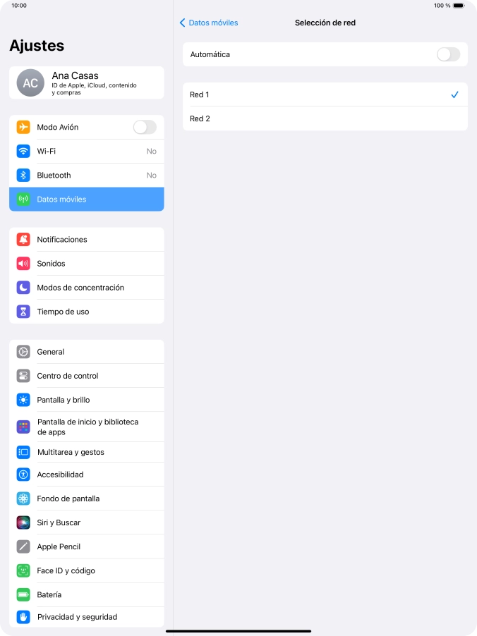 Desliza el dedo hacia arriba desde la parte inferior de la pantalla para terminar y volver a la pantalla de inicio.