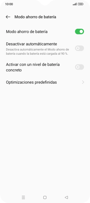 Pulsa la tecla de inicio para terminar y regresar a la pantalla de inicio.