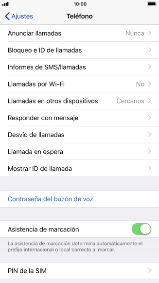 Pulsa Anunciar llamadas.