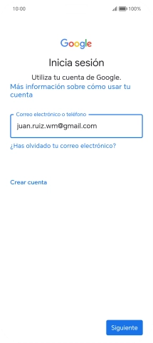 Pulsa Siguiente.
