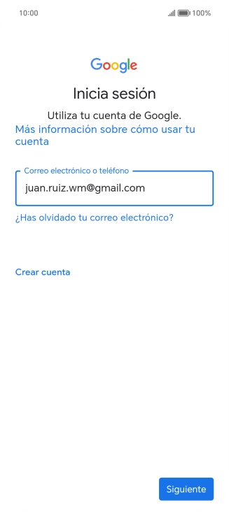 Pulsa Siguiente.