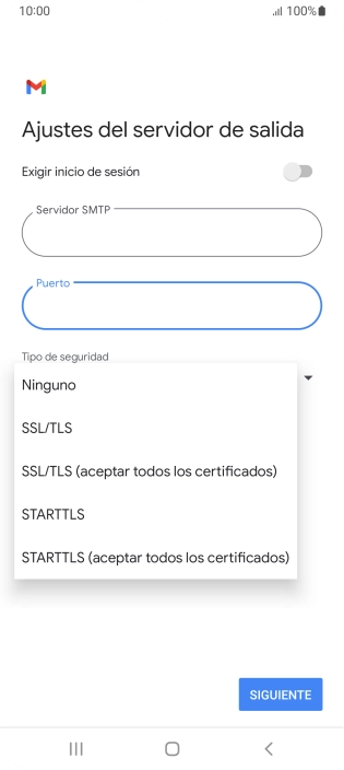 Pulsa SSL/TLS.