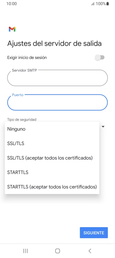 Pulsa SSL/TLS.