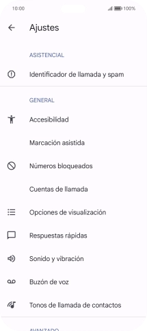 Pulsa Cuentas de llamada.
