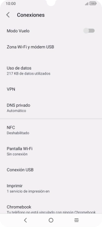 Pulsa Uso de datos.
