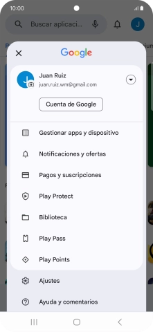 Pulsa Gestionar apps y dispositivo.