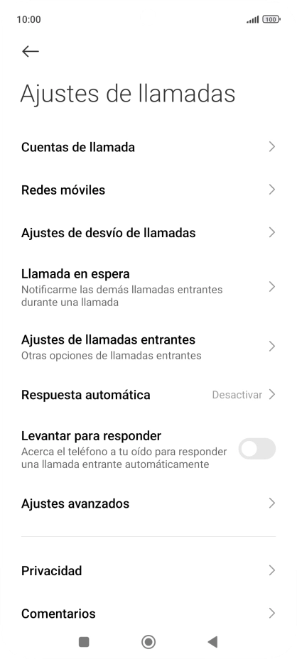 Pulsa Ajustes de desvío de llamadas.