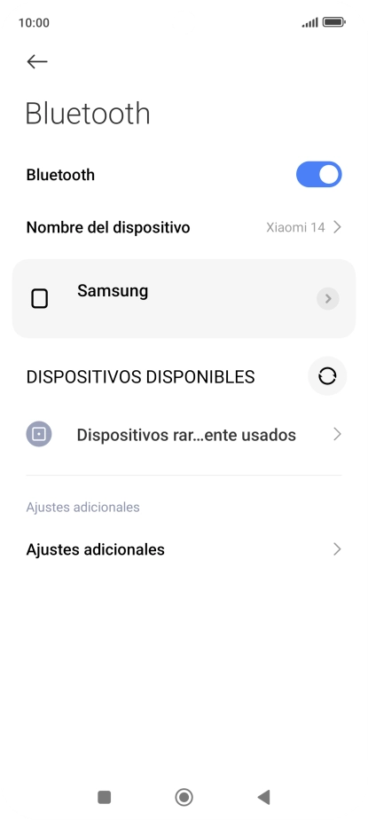 Pulsa la tecla de inicio para terminar y regresar a la pantalla de inicio.