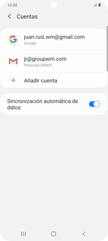 Pulsa la tecla de inicio para terminar y regresar a la pantalla de inicio.