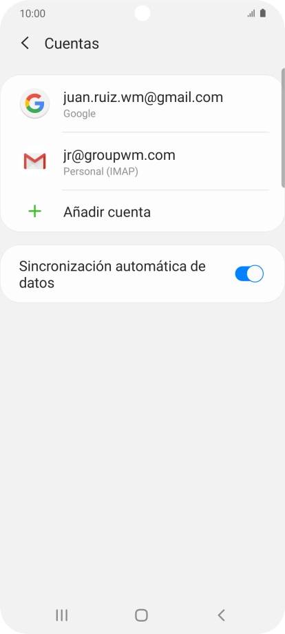 Pulsa la tecla de inicio para terminar y regresar a la pantalla de inicio.