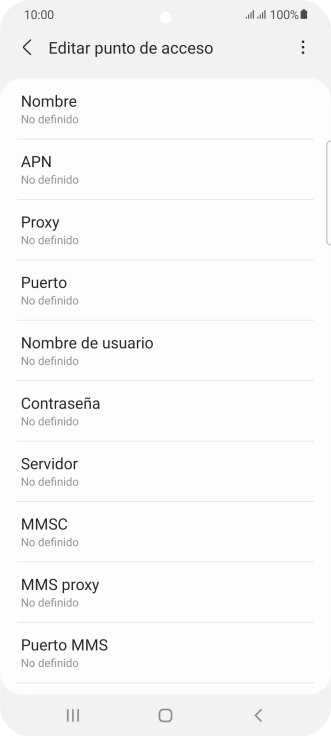 Pulsa Nombre.