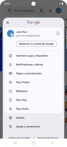 Pulsa Gestionar apps y dispositivo.