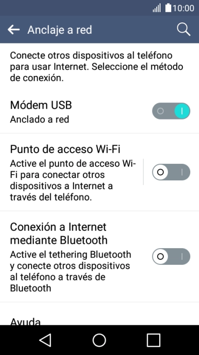 Pulsa la tecla de inicio para terminar y regresar a la pantalla de inicio.